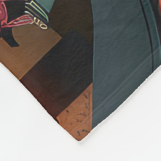 Sphynx Cat Halloween Spooky Fleecedecke (Ecke)