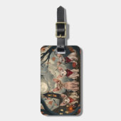 Sphynx Cat Halloween Spooky Gepäckanhänger (Vorderseite vertikal)