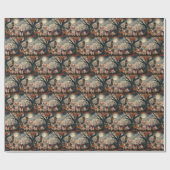 Sphynx Cat Halloween Spooky Geschenkpapier (Flach)