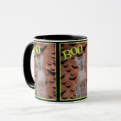 Sphynx Cat Halloween Tasse (Vorderseite Links)