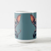 Sphynx Cat Holding Game Controller Kaffeetasse (Mittel)