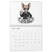 Sphynx Cat Humor Art | Flexible Quote Design Kalender (Mär 2026)