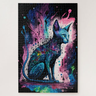 Sphynx Cat I Originale Kunst Puzzle