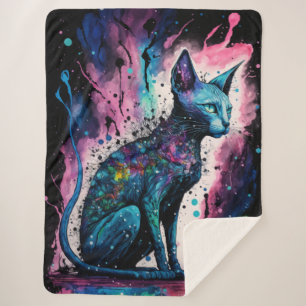 Sphynx Cat I Originale Kunst Sherpadecke