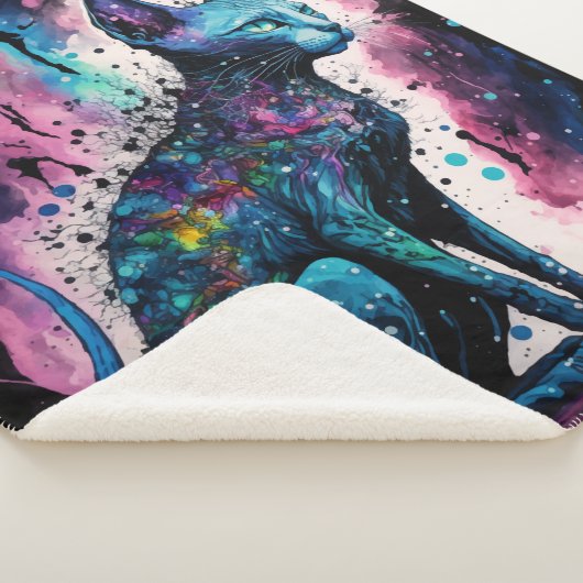 Sphynx Cat I Originale Kunst Sherpadecke (3/4)