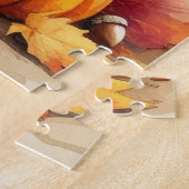 Sphynx Cat im Herbst lässt Erntedank Art Puzzle (Seite)