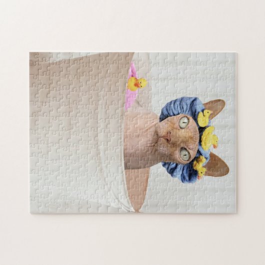 SPHYNX CAT JIGSAW PUZZLE (Horizontal)