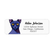 Sphynx Cat Label