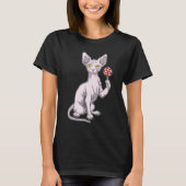 Sphynx Cat Lollipop T-Shirt (Vorderseite)