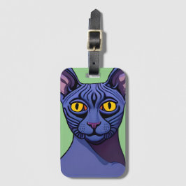 Sphynx Cat Luggage Tag Gepäckanhänger