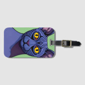Sphynx Cat Luggage Tag Gepäckanhänger (Vorderseite (Horizontal))
