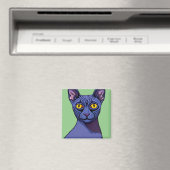 Sphynx Cat Magnet (In Situ (Geschirrspüler))