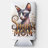 Sphynx Cat Mama Muttertag Selters Dosenkühler (Vorderseite)