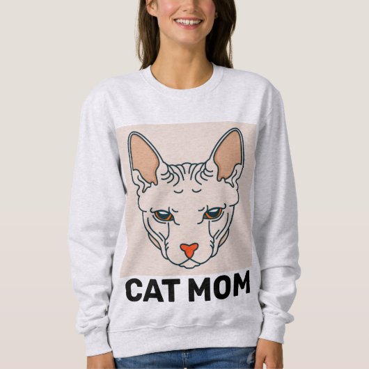 SPHYNX CAT MAMA T - SHIRT (Vorderseite)