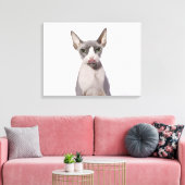 Sphynx Cat mit Zunge Leinwanddruck (Insitu (Wohnzimmer))