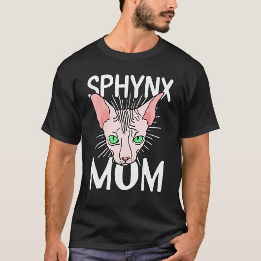 sphynx cat mom  Hairless Breed Sphynx Kitten T-Shirt (Vorderseite)