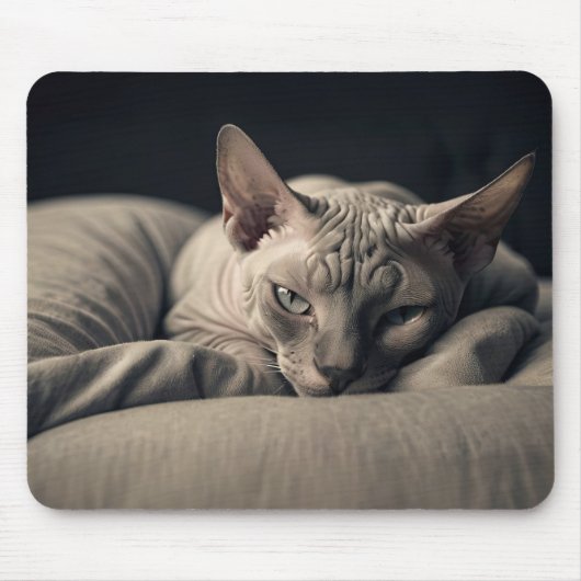 Sphynx Cat Mousepad (Vorne)