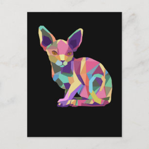 Sphynx Cat Ohrts for Women and Men Sphynx Cat Postkarte