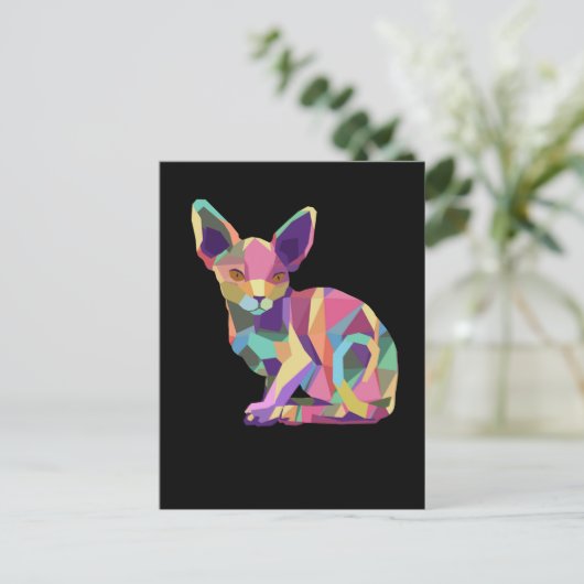 Sphynx Cat Ohrts for Women and Men Sphynx Cat Postkarte (Stehend Vorderseite)