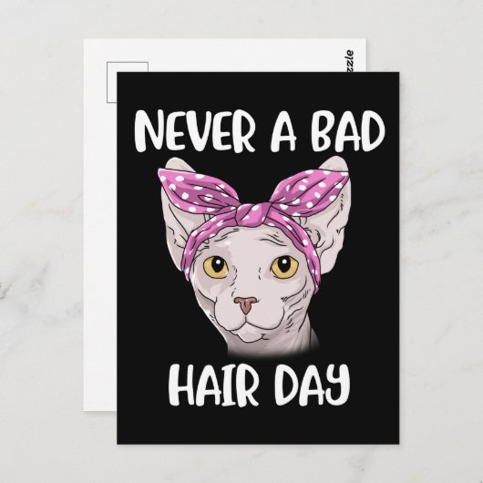 Sphynx Cat Ohrts for Women and Men Sphynx Cat Postkarte (Vorne/Hinten)