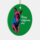 Sphynx Cat Ornaments Keramik Ornament (Rechts)