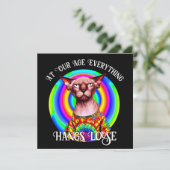 Sphynx Cat Over the Hill Birthday (Stehend Vorderseite)