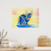 Sphynx Cat Print Poster (Küche)