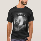 Sphynx Cat Selfie Ufo Meme Alien Entführung Bereic T-Shirt (Vorderseite)