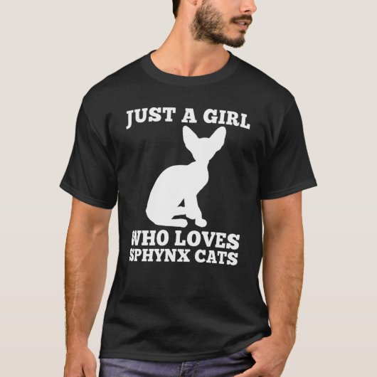 Sphynx Cat T-Shirt (Vorderseite)