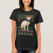 Sphynx Cat Ugly Christmas Sweaters Holiday Santa C T-Shirt (Vorderseite)