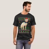 Sphynx Cat Ugly Christmas Sweaters Holiday Santa C T-Shirt (Vorne ganz)