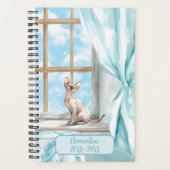 Sphynx Cat Undated Appointment Book Diary Planer (Vorderseite)