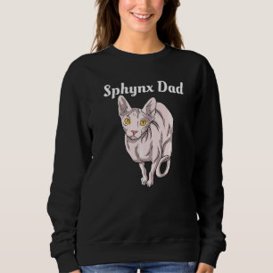 Sphynx Cat Vater Sphynx Kat Men Father Sphynx Cat Sweatshirt