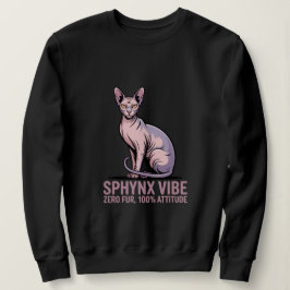 Sphynx Cat Vibe Under Sunlight Art Sweatshirt