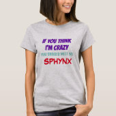 Sphynx Cat Women's T - Shirt Crazy Funny Funny (Vorderseite)