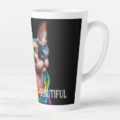 Sphynx Cat Wrinkles Geburtstag Milchtasse (Rechts)