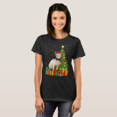 Sphynx Cat   Xmas Lights Santa Sphynx Cat Christma T-Shirt (Vorne ganz)