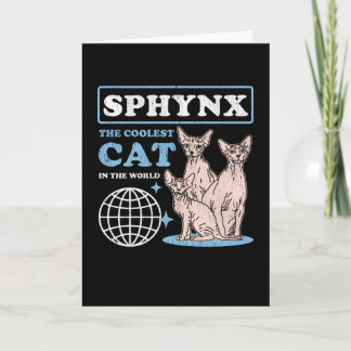 Sphynx Coole Katze | Sphynx Karte