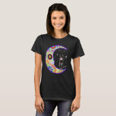 Sphynx Dia de Los Muertos Skeleton Sugar Skull T-Shirt (Vorne ganz)