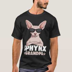 Sphynx Grandpa Katze Sphinx Frischkatzenbesitzer T-Shirt