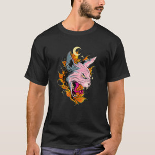 Sphynx Haarlos Katze Death Metal Feline Tier Katze T-Shirt