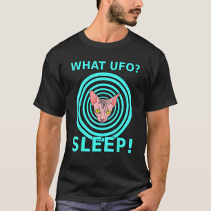 Sphynx haarlos Katze UFO Alien Entführung Vermiss T-Shirt
