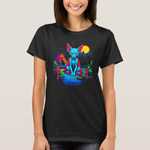 Sphynx Hairless Cat Camping T-Shirt