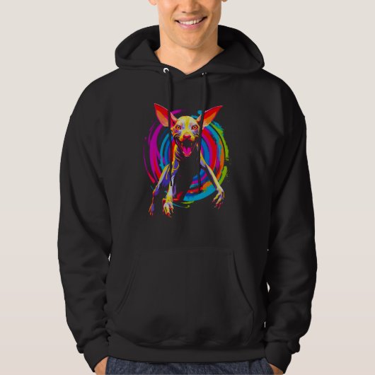 Sphynx Hairless Cat Design Hoodie (Vorderseite)