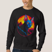Sphynx Hairless Cat Mountain Sweatshirt (Vorderseite)