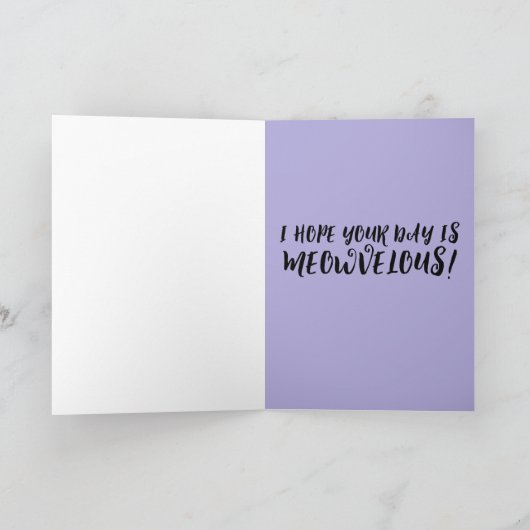 SPHYNX HAIRLESS KATZGEBURTSTAGSKARTEN KARTE (Innenseite)