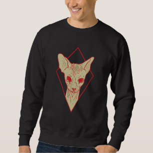 Sphynx Jewelry Sphynx Bath Sphynx Art Sphynx Kitte Sweatshirt