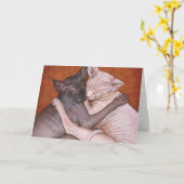 Sphynx Karte (Gelbe Blume)