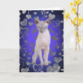 Sphynx Karte (Gelbe Blume)