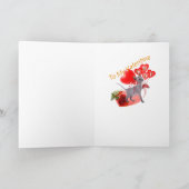 Sphynx Kasten Herz-Valentinsgruß-Karten Feiertagskarte (Innenseite)